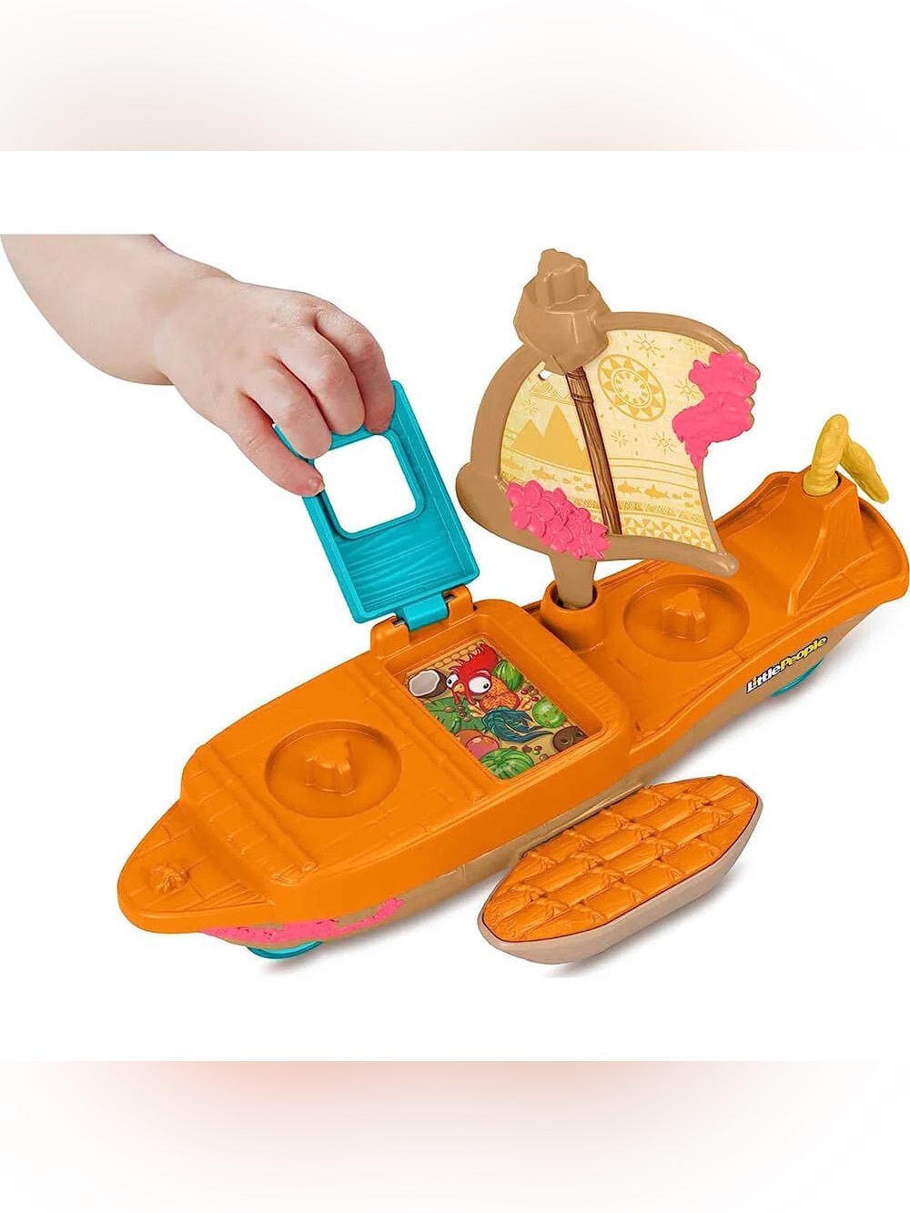 Fisher Price Little People 2022 Moana “Maui’s Canoe Playset” boat only